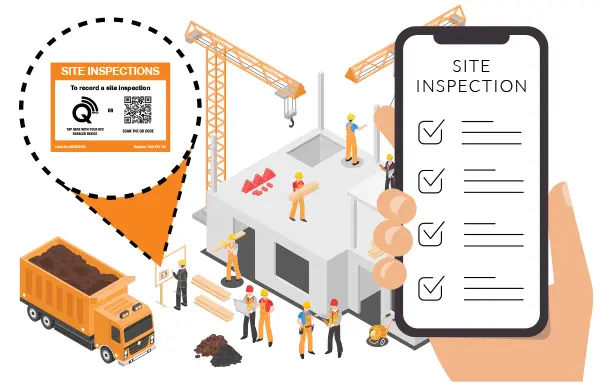 WHS Monitor Site Inspection Q-tap Label